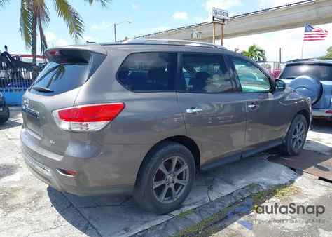 2013 Nissan Pathfinder S from USA, damaged, VIN 5N1AR2MN7DC690454